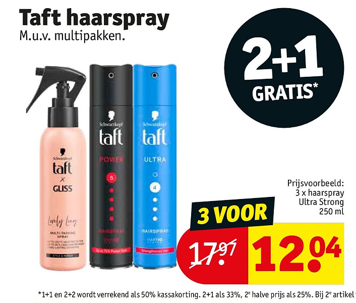 Taft haarspray