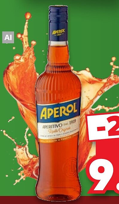 Aperol Aperitivo, 0,7-l-Flasche
