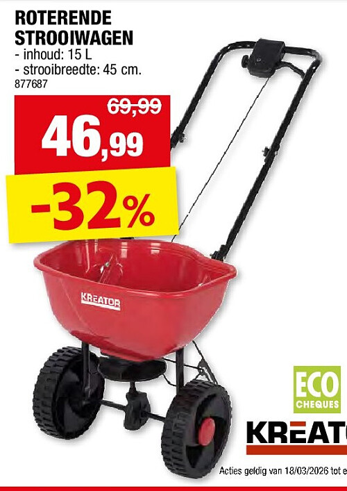 ROTERENDE STROOIWAGEN