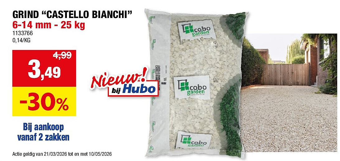 GRIND “CASTELLO BIANCHI” 6-14 mm - 25 kg