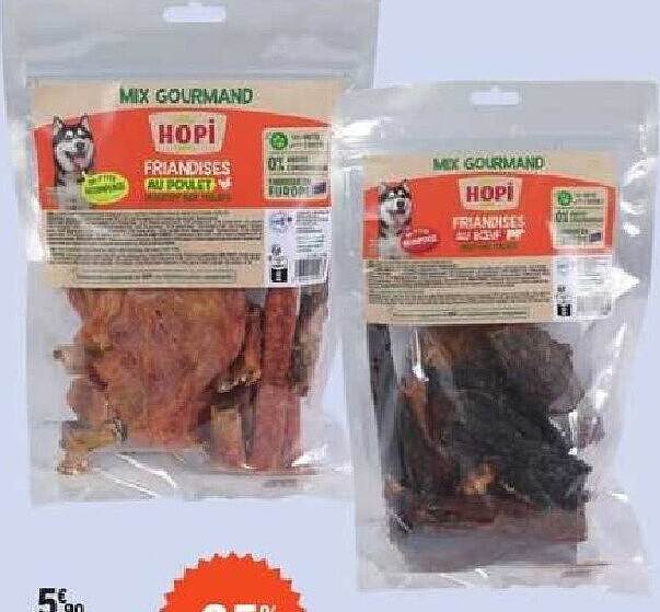 Friandises naturelles pour chien "HOPI"
