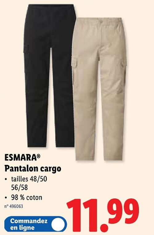 Pantalon cargo