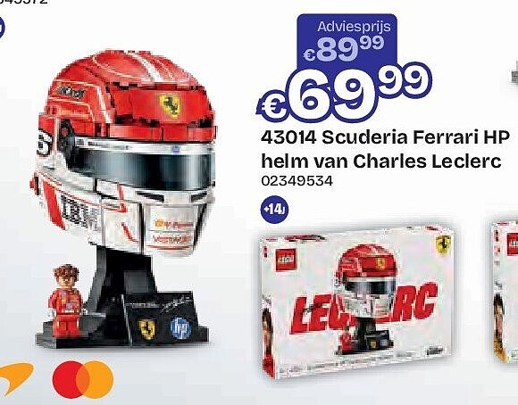 43014 Scuderia Ferrari HP helm van Charles Leclerc