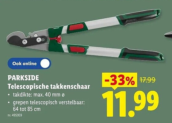 Telescopische takkenschaar