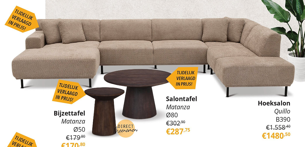 Hoeksalon Quillo B390