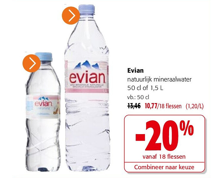 Evian 50 cl