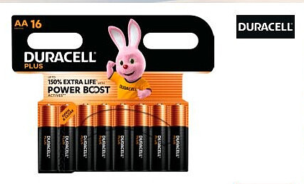 Lot de 16 piles Powerboost