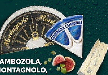 Cambozola, Montagnolo, Rougette Landkäse oder Fiorella di Tomino