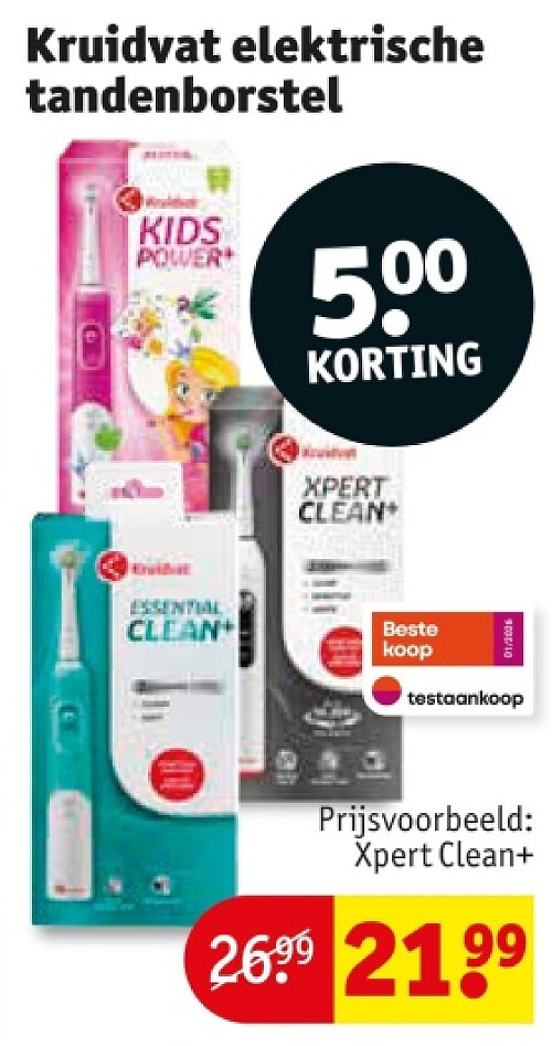 Kruidvat elektrische tandenborstel