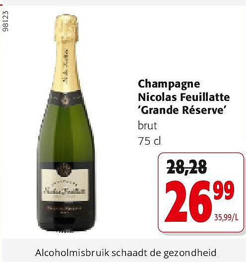 Champagne Nicolas Feuillatte ‘Grande Réserve’