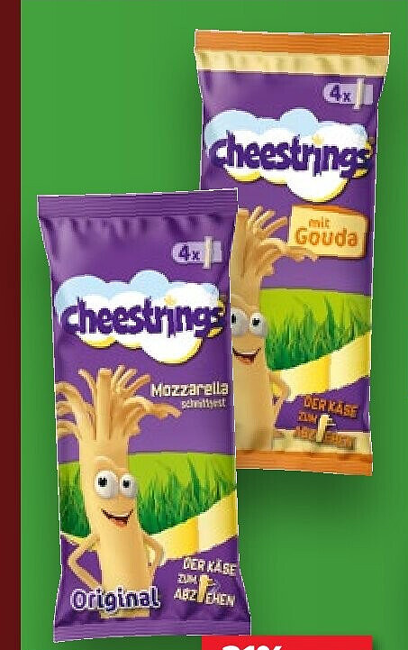 Cheestrings Käsestangen
