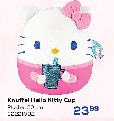 Knuffel Hello Kitty Cup