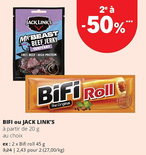 BIFI ou JACK LINK’S