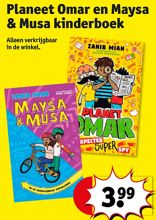 Planeet Omar en Maysa & Musa kinderboek