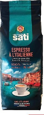Café en grains Arabica Espresso à l'italienne Sati