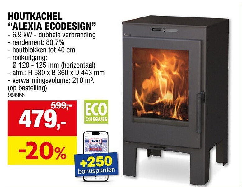 HOUTKACHEL “ALEXIA ECODESIGN”