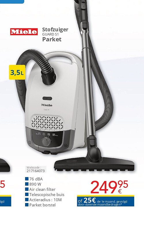 Stofzuiger GUARD S1 Parket 3.5L