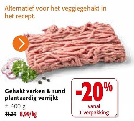 Gehakt varken & rund plantaardig verrijkt