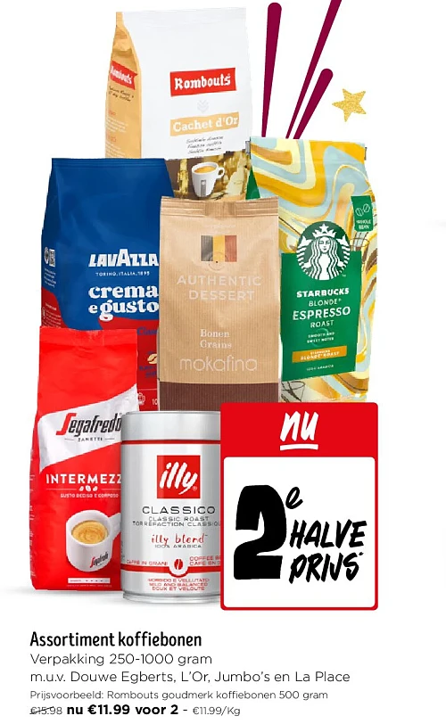 Assortiment koffiebonen