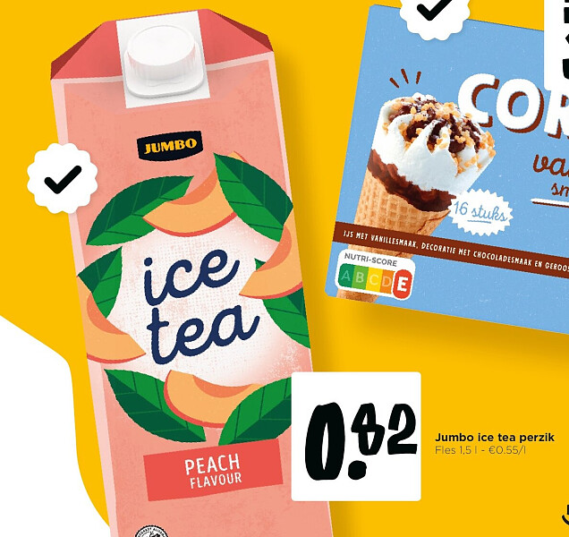 Jumbo ice tea perzik
