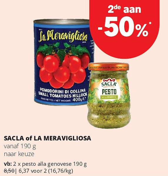 SACLA of LA MERAVIGLIOSA