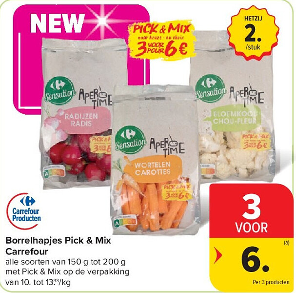 Borrelhapjes Pick & Mix Carrefour