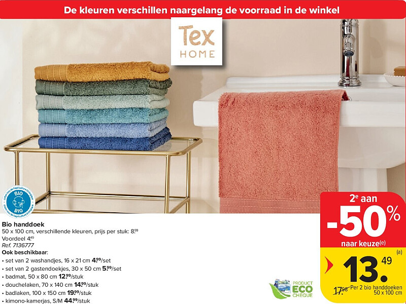 Bio handdoek