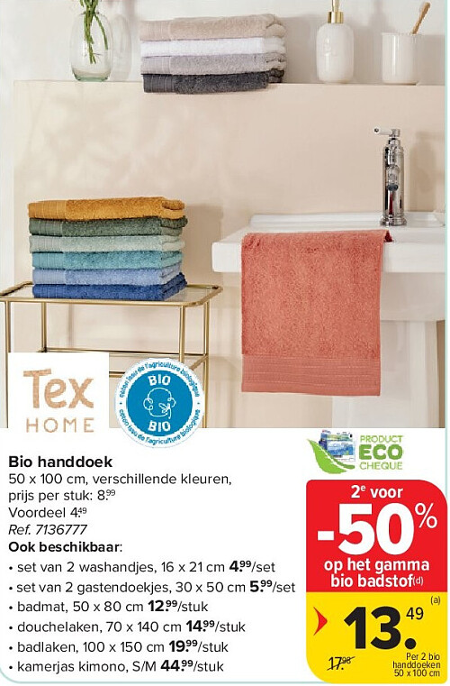 Bio handdoek