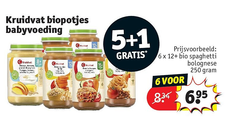 6 x 12+ bio spaghetti bolognese 250 gram