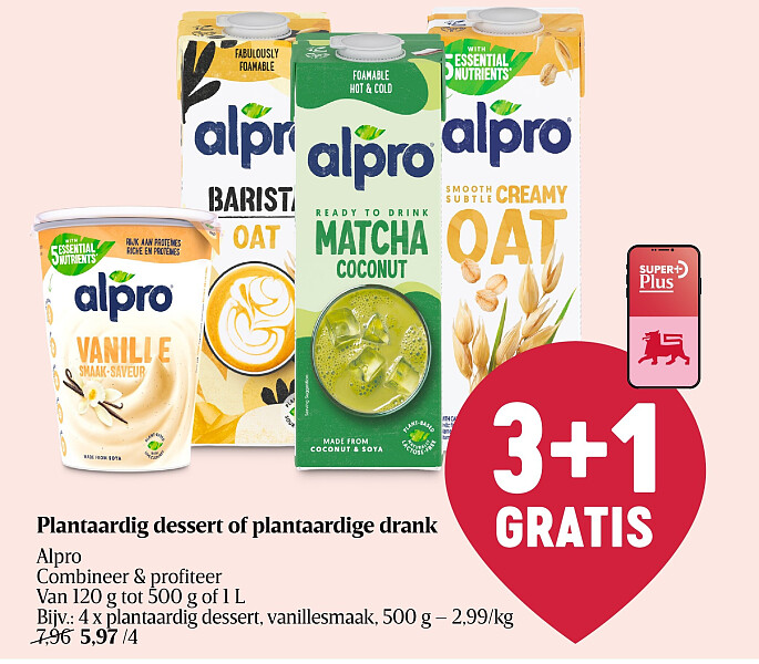 Plantaardig dessert of plantaardige drank