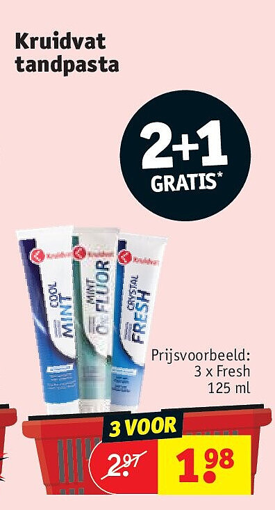 Kruidvat tandpasta