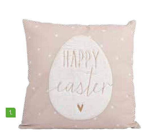Decoratief kussen “Happy Easter”