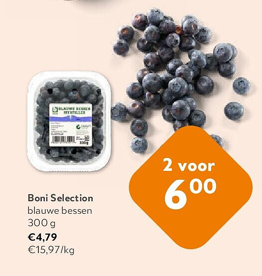 Boni Selection blauwe bessen 300 g