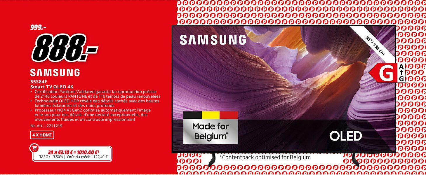 Samsun 55S84F Smart TV OLED 4K