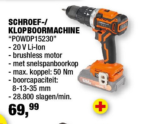 SCHROEF-/ KLOPBOORMACHINE “POWDP15230”