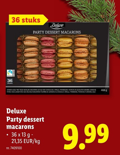 Party dessert macarons