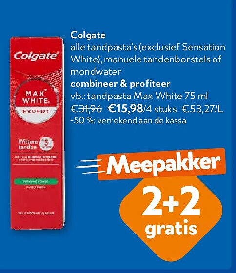 Colgate tandpasta Max White 75 ml