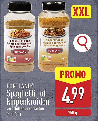 Spaghetti- of kippenkruiden