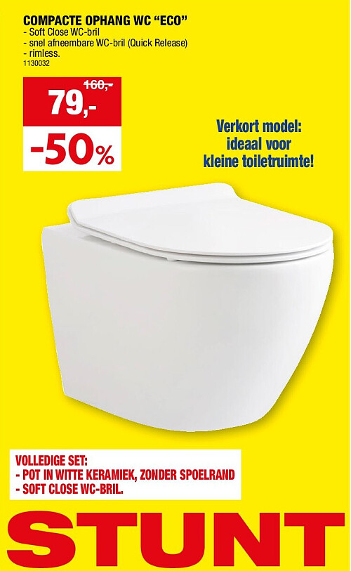 COMPACTE OPHANG WC “ECO”