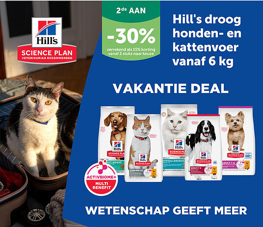 Hill's droog honden- en kattenvoer vanaf 6 kg
