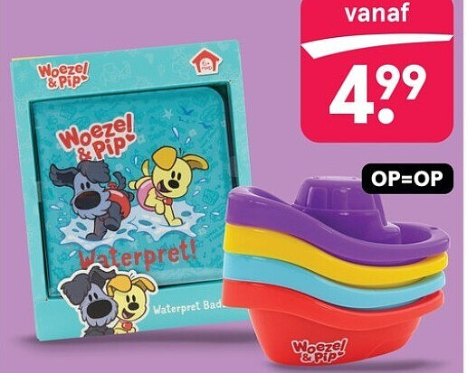 Woezel & Pip badspeelgoed