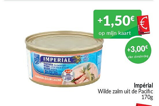 Impérial Wilde zalm uit de Pacific - 170g