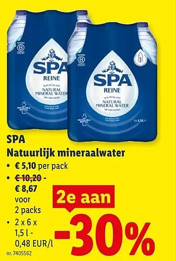 Natuurlijk mineraalwater