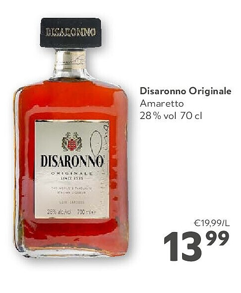 Disaronno Originale Amaretto 28 % vol 70 cl