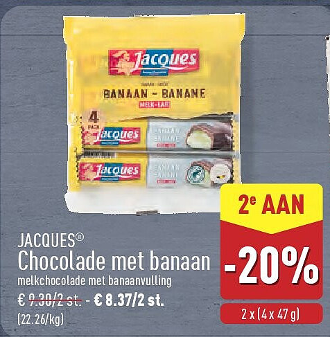 Chocolade met banaan