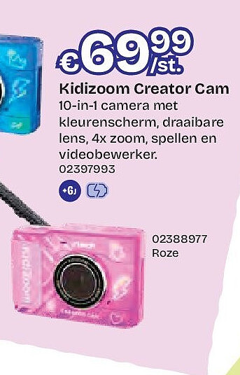 Kidizoom Creator Cam Roze