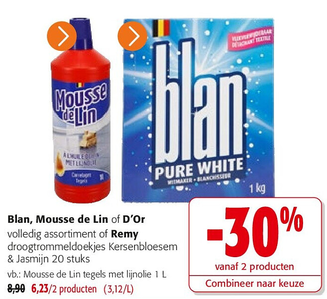 Mousse de Lin tegels met lijnolie 1 L