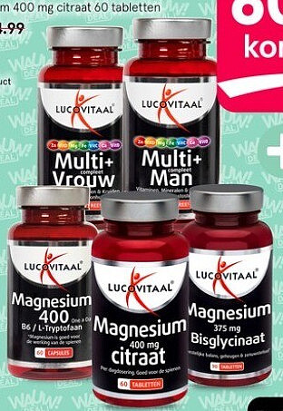 Lucovitaal magnesium en multivitaminen