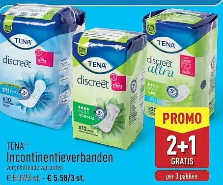 Incontinentieverbanden