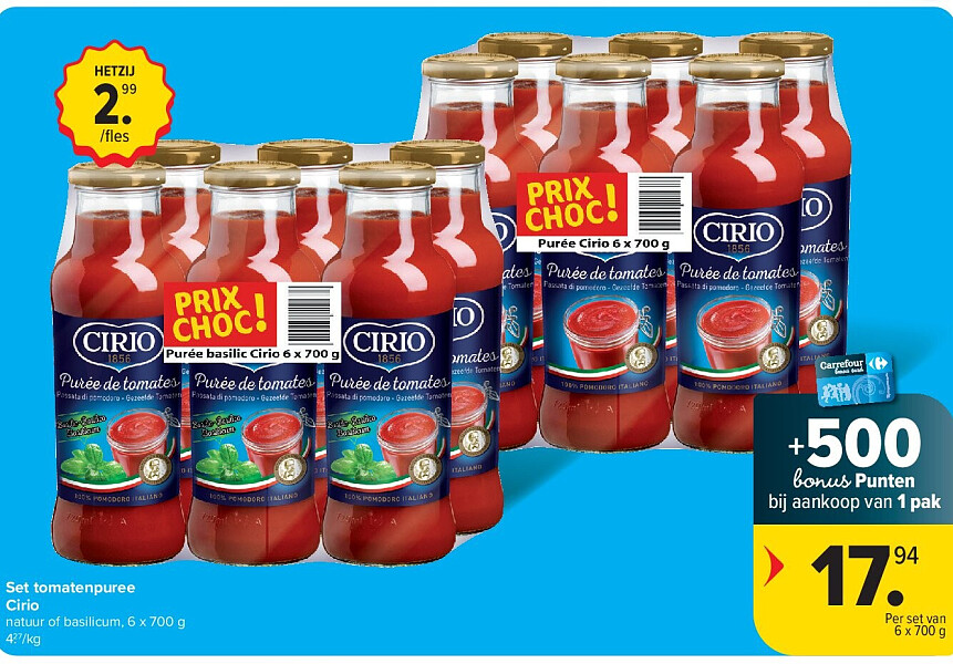 Set tomatenpuree Cirio